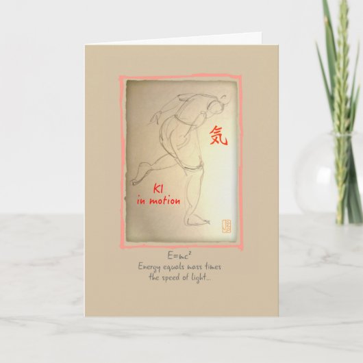 Carte "Ki in Motion Card" Merci Friend (Devant)