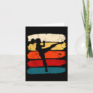 Carte Kickboxer Femme Kickboxer Karate Boxing Mixed mart