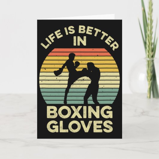 Carte Kickboxing Design For A Muay Thai Fighter (Devant)
