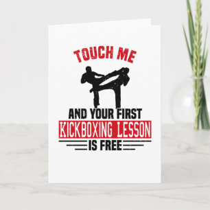 Carte Kickboxing Kickboxer Martial Arts