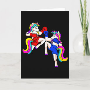 Carte Kickboxing Licorne Kickboxeur Mma