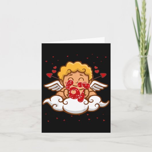 Carte Kids 6 7 Meme Six Seven Cud 67 Valentines Day Todd (Devant)