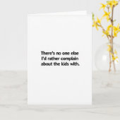 Carte Kids Complaint Partner Funny Card (Fleur jaune)