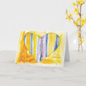 Carte KidsArt for CHOC - Big Heart Card (Fleur jaune)