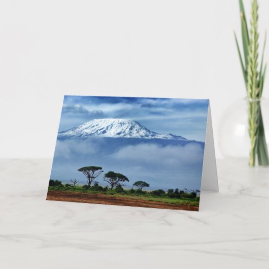 Carte Kilimandjaro Kenya (Devant)