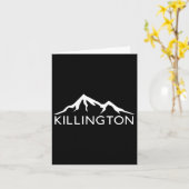 Carte Killington Vermont Ski Snowboard (Fleur jaune)