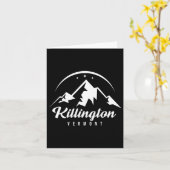 Carte Killington Vermont Station de ski Ski Snowboard (Fleur jaune)