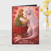 Carte kilt d'amour (Fleur jaune)