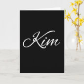 CARTE ***KIM*** JOLI ANNIVERSAIRE À "VOUS" ! ! ! (Fleur jaune)