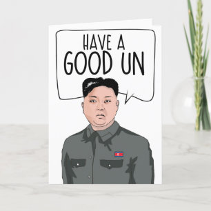 Carte KIM JONG UN : Un bon coup