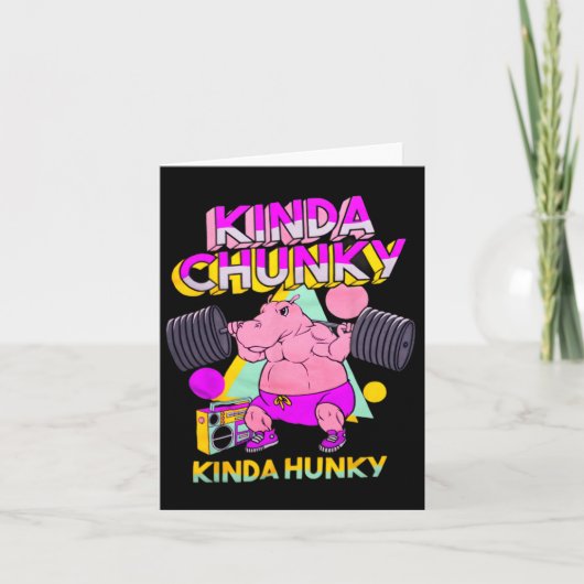 Carte Kinda Chunky Kinda Hunky (Devant)