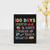 Carte Kinder Plus Smarter Plus Fort 100 Jours De Schoo (Fleur jaune)