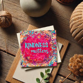 Carte Kindness Matters Fun Whimsy Red Inspirivity