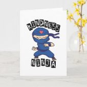 Carte Kindness Ninja (Fleur jaune)