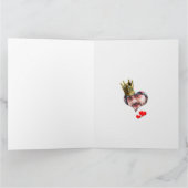 Carte King of Hearts Love My Man Valentine's Day Card (Intérieur)
