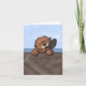 Carte KiniArt Beaver Note (Devant)