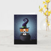 Carte KiniArt France Bretagne Halloween (Fleur jaune)