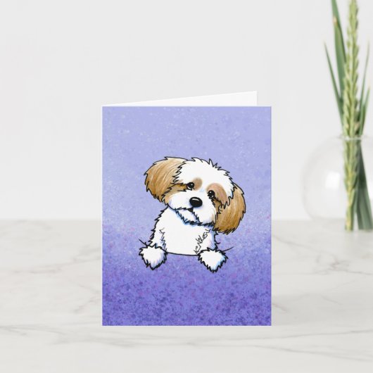 Carte KiniArt Shih Tzu (Devant)