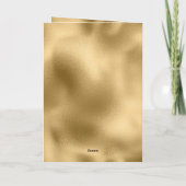 Carte Kiss Red Lips Gold Glitter XOXO (Dos)