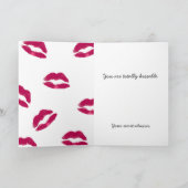 Carte Kiss Valentine (Intérieur)