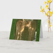 CARTE **KISSES POUR VOUS À L'ANNIVERSAIRE" (Fleur jaune)