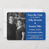 Carte Kissing Calves PHOTO Mariage Enregistrer la date (Dos)