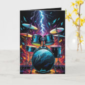 Carte Kit de batterie Strike A Beat Vide (Fleur jaune)