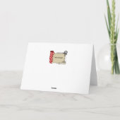 Carte Kit de couture Joyeux anniversaire (Dos)