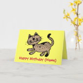 Carte Kit Kat (Fleur jaune)