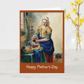 Carte "Kitchen Maid", Watercolor (Fleur jaune)