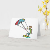 Carte Kiteboard (Fleur jaune)