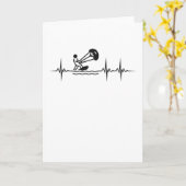 Carte Kitesurfer Heartbeat Kitesurf Pulse Kiting (Fleur jaune)