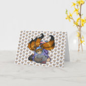 Carte Kitsune (Fleur jaune)