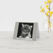Carte Kitten "Bright Future" (Fleur jaune)