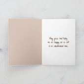 Carte Kitten d'anniversaire dans une boîte en carton (Intérieur)