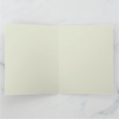 Carte Kitten de Noël assis avec un cou rouge (Intérieur)