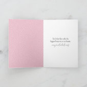 Carte Kitten dormant sur une lune de croissant (Intérieur)