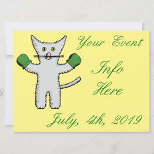 Carte Kitten en boîte avec Mittens Thunder_Cove