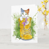 Carte Kitten en démarrage Randonnée (Fleur jaune)