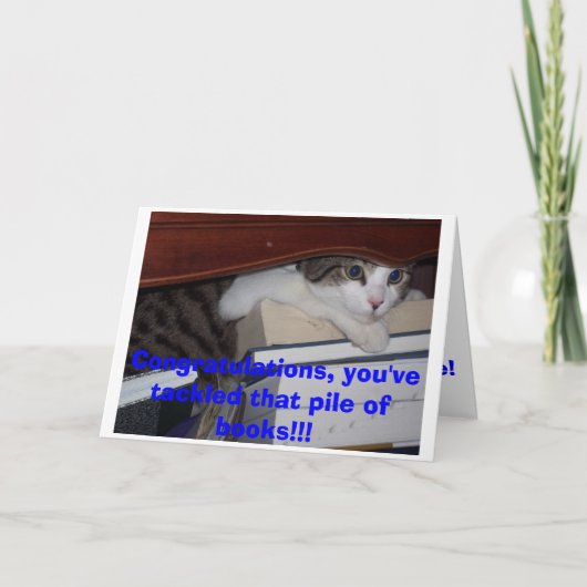 Carte Kitten Graduation (Devant)