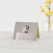 Carte Kitten Love (Fleur jaune)