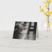 Carte Kitten Love (Fleur jaune)