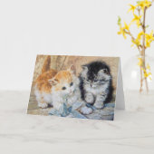 Carte Kittens, 1893 (Fleur jaune)