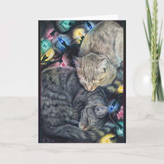 Carte Kitties de Noël (Devant)