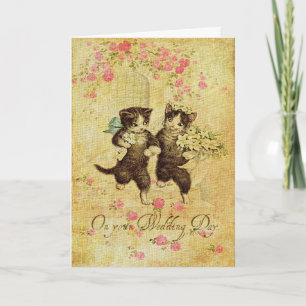 Carte Kitties du jour du mariage