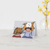 Carte Kitties Renaissance (Fleur jaune)