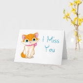 Carte Kitty (Fleur jaune)