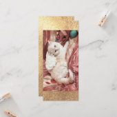 Carte Kitty Angel pour Noël (Devant/Arrière en situation)