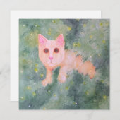 Carte Kitty de Noël (Devant / Derrière)