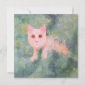 Carte Kitty de Noël (Devant)